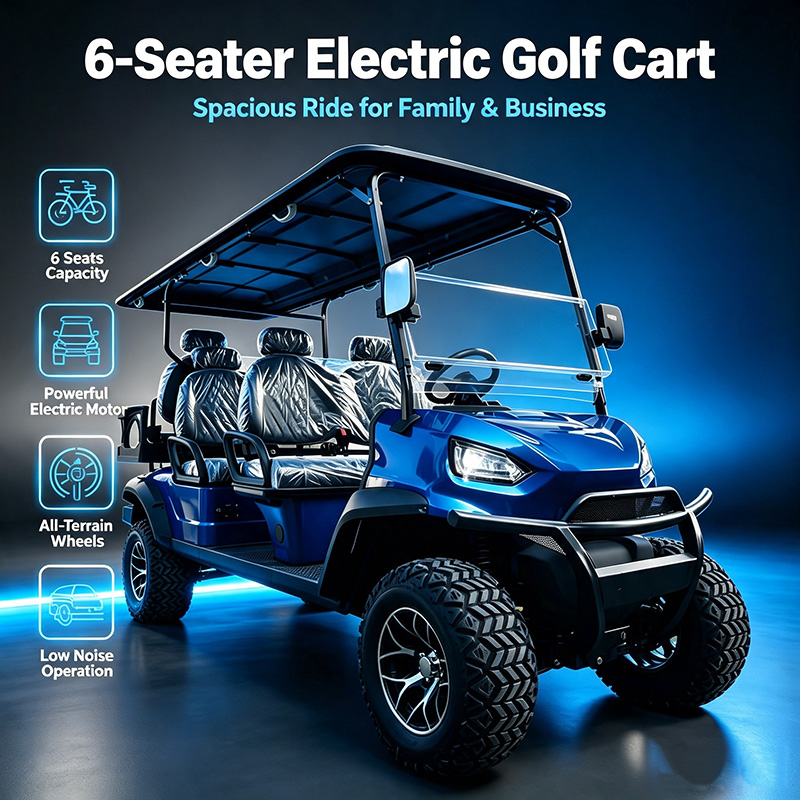 Golf Equipment - 2-8 Seater Electric Golf Cart (Lithium