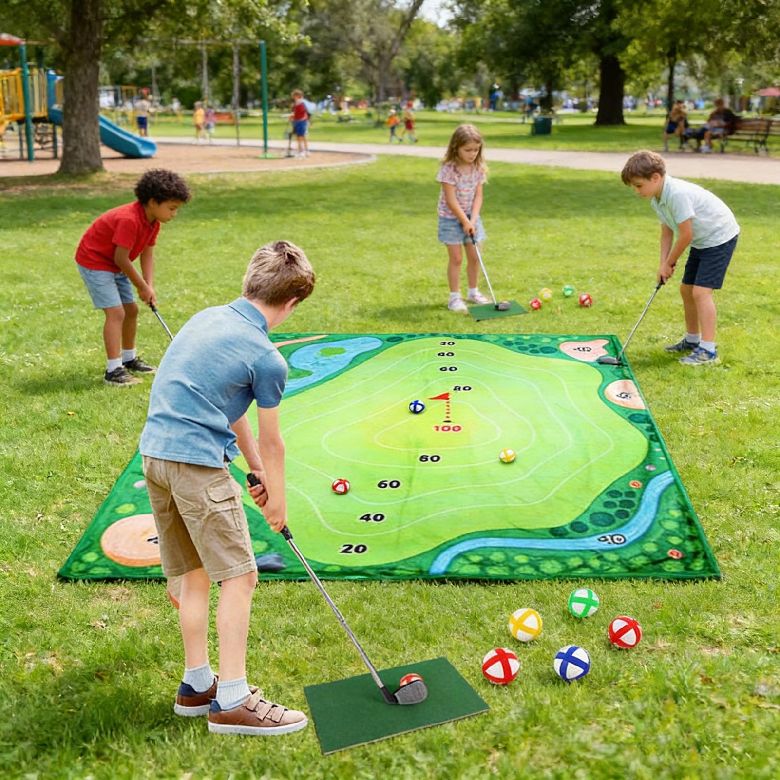 Golf Practice Mat Exercise Pra - огляд і ціна Golf Equipment Kids