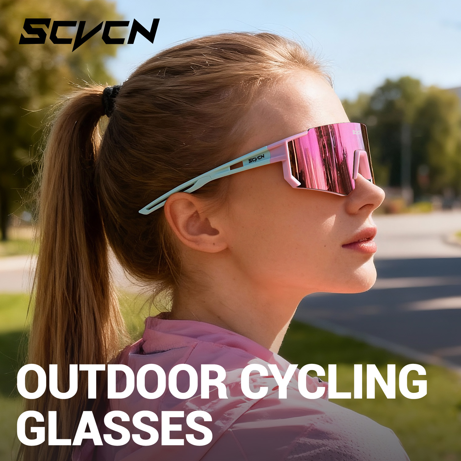 SCVCN Pink Cycling Glasses Bic - огляд і ціна Golf Equipment Photos